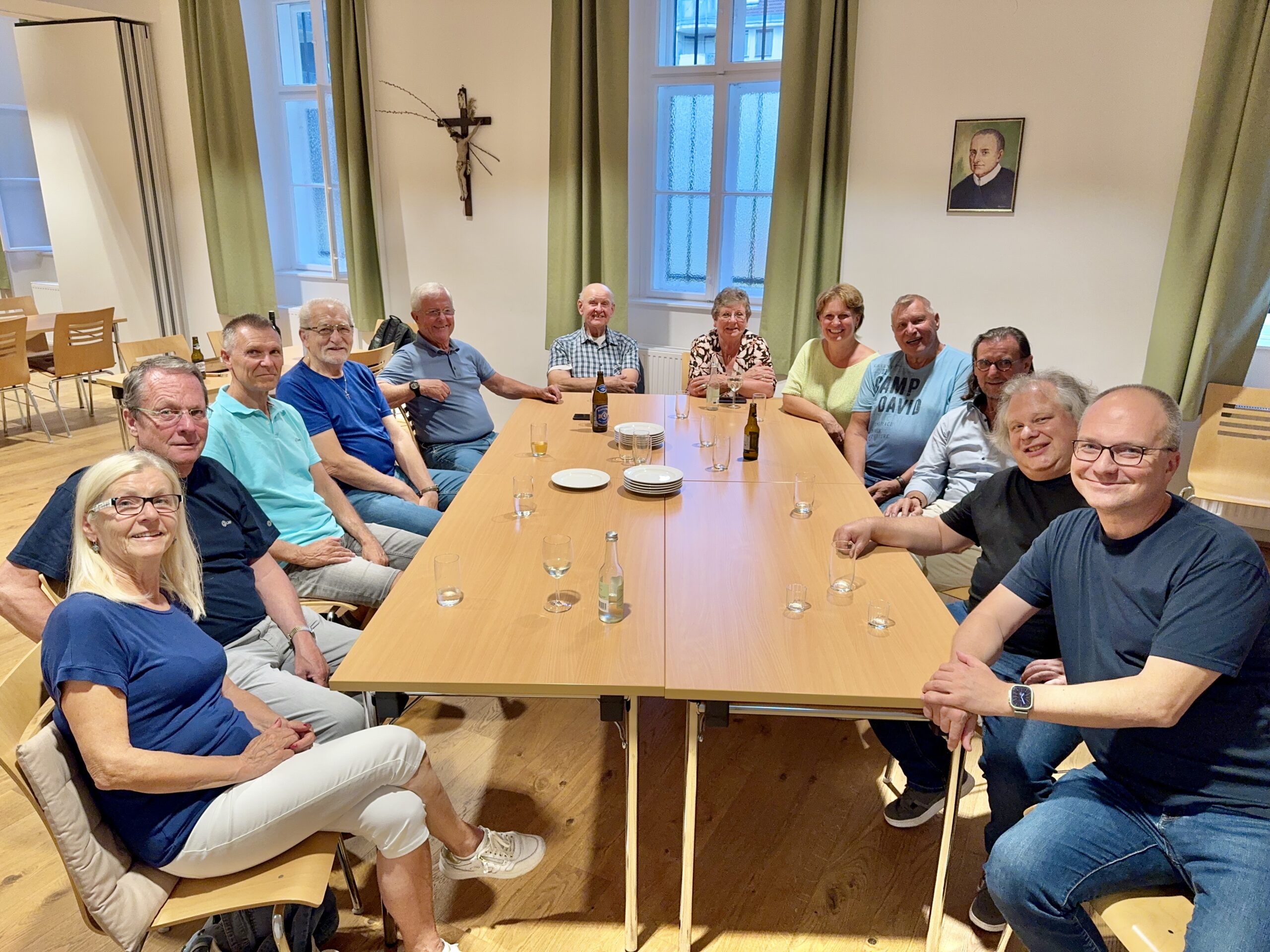 die Besucher des Wiener Kreises im Kloster Hernals